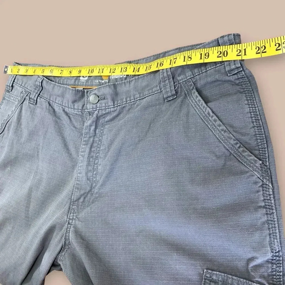Carhartt Force Relaxed Fit Ripstop Cargo Work Pants Size 42X30 Gray Straight Leg - Picture 12 of 16